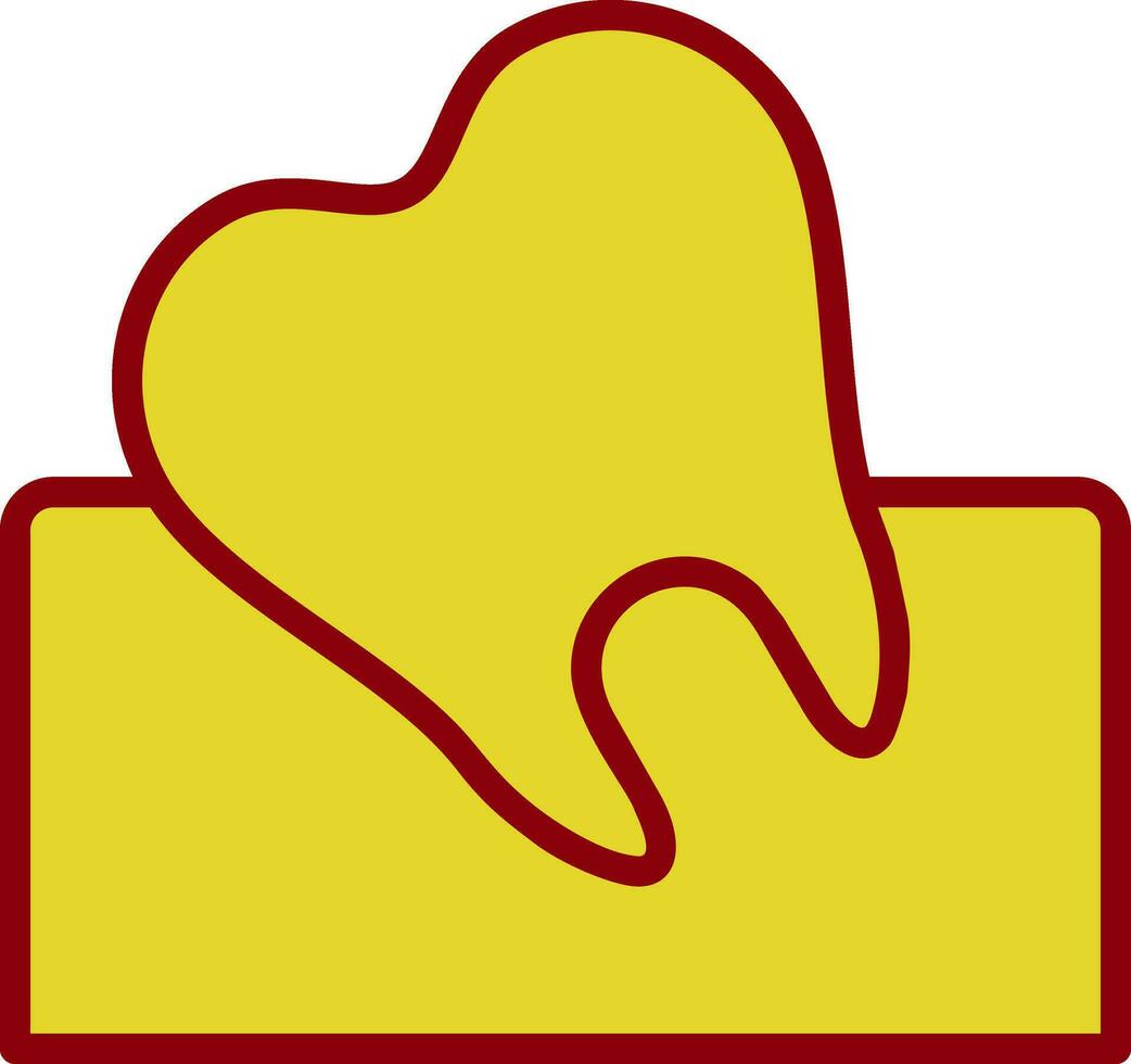 Wisdom Tooth Vector Icon Design