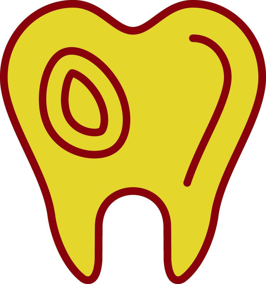 Caries Vector Icon Design