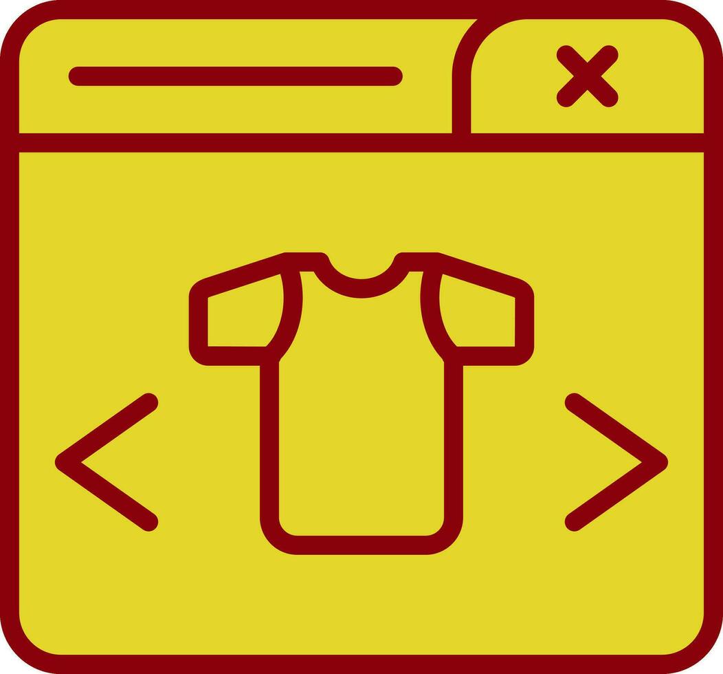 Clothing Store Vector Icon Design