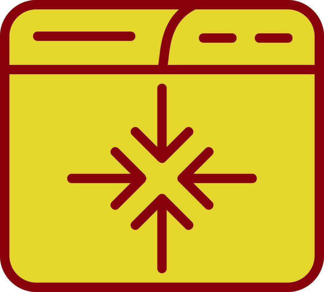 Minimize Vector Icon Design