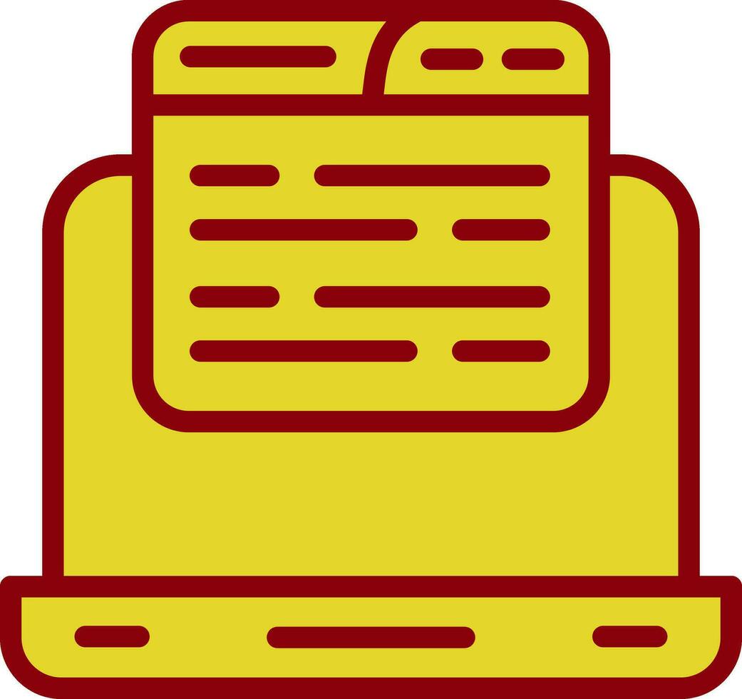 Laptop Vector Icon Design