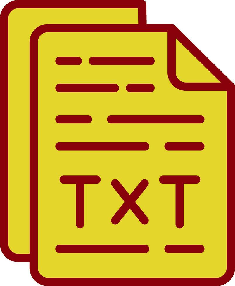 Txt File Vector Icon Design