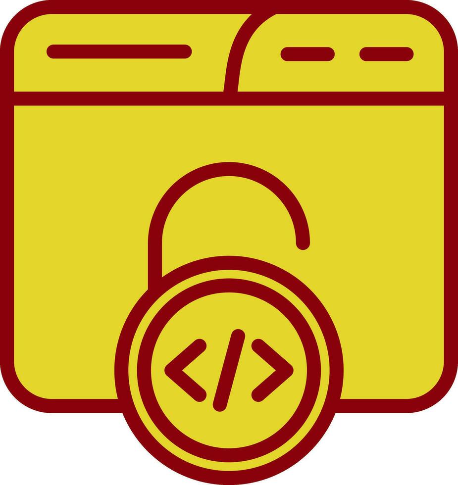 Unsecured Vector Icon Design