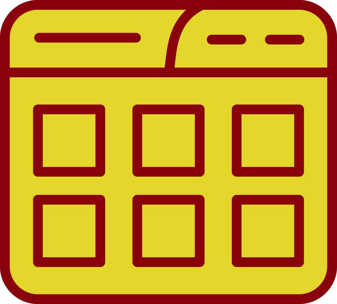 Thumbnails Vector Icon Design