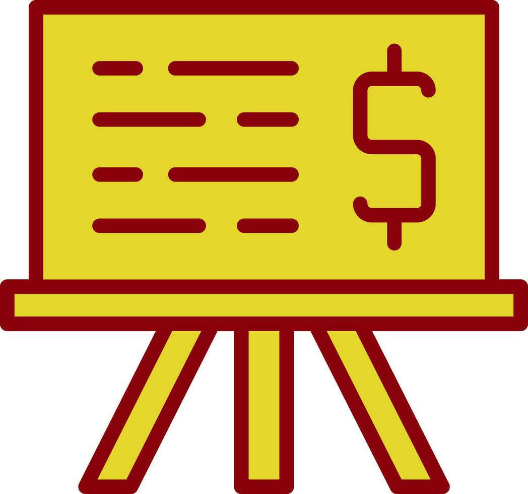 Presentation Vector Icon Design