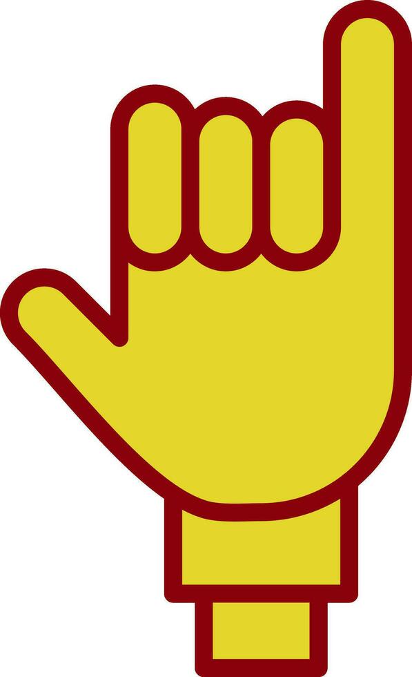Little Finger Vector Icon Design