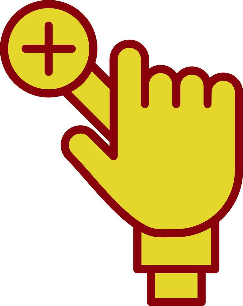 Zoom In Vector Icon Design