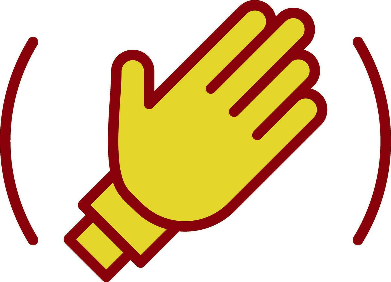 Goodbye Vector Icon Design