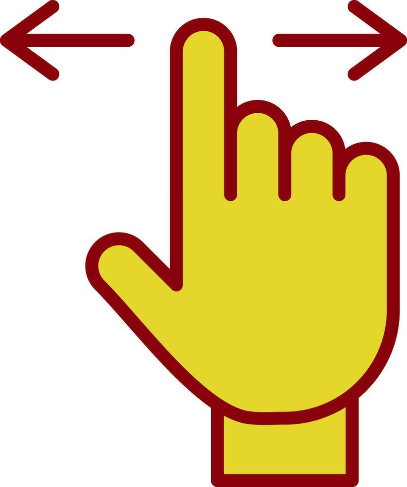 Swipe Vector Icon Design