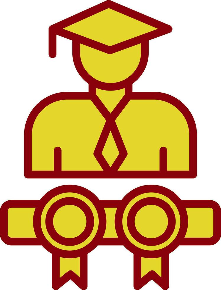 Diplomas Vector Icon Design