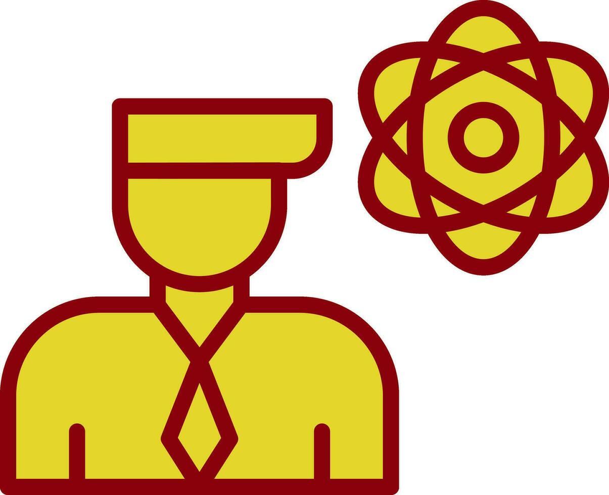 Researcher Vector Icon Design