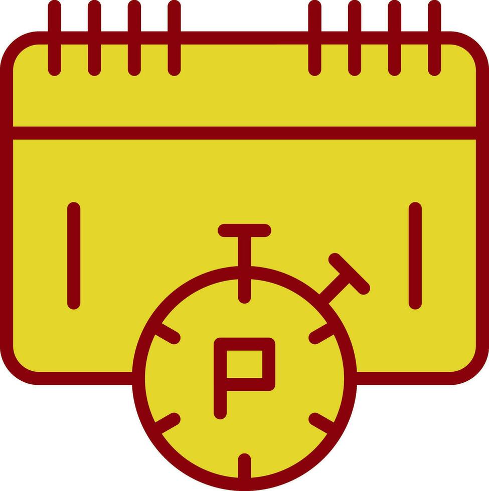 Deadline Vector Icon Design