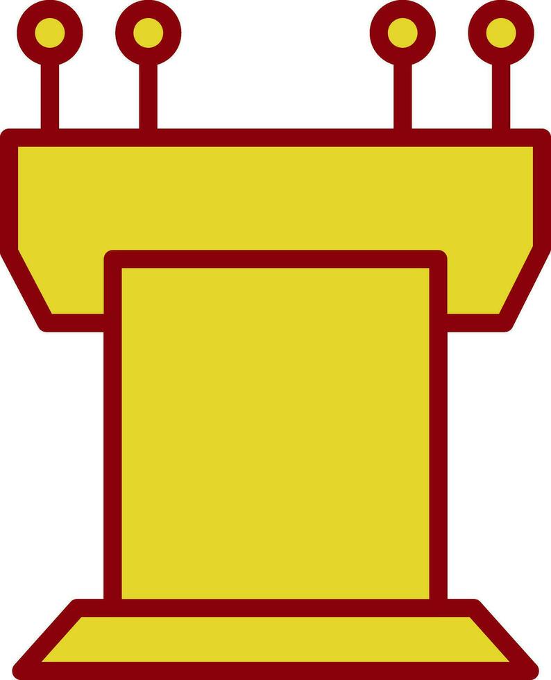 Podium Vector Icon Design