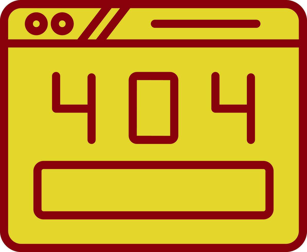 404 Error Vector Icon Design