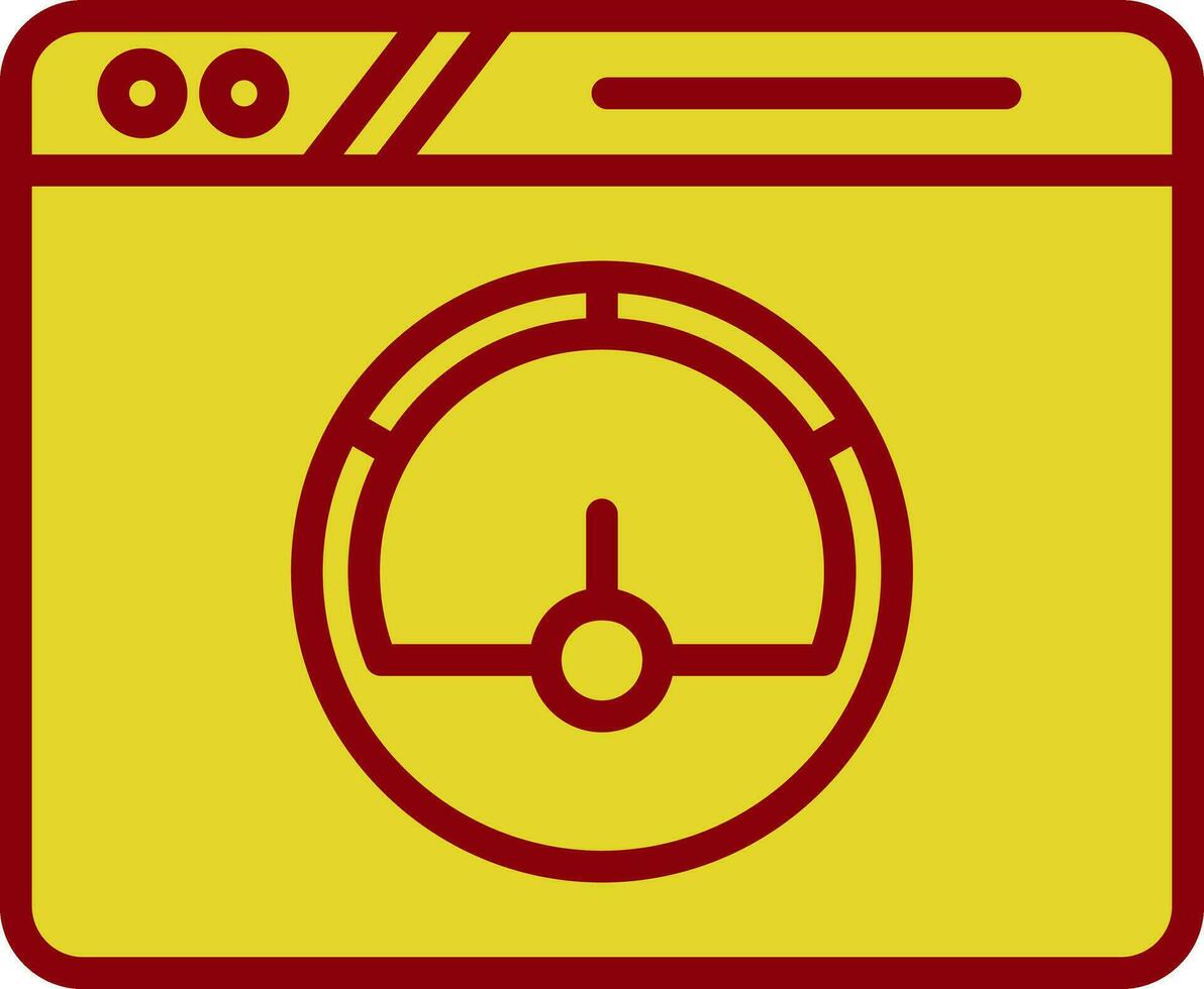 Speed Test Vector Icon Design