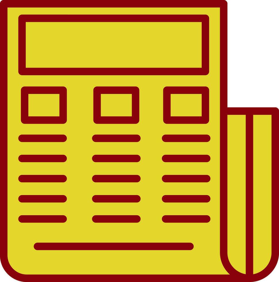 diseño de icono de vector de boletín