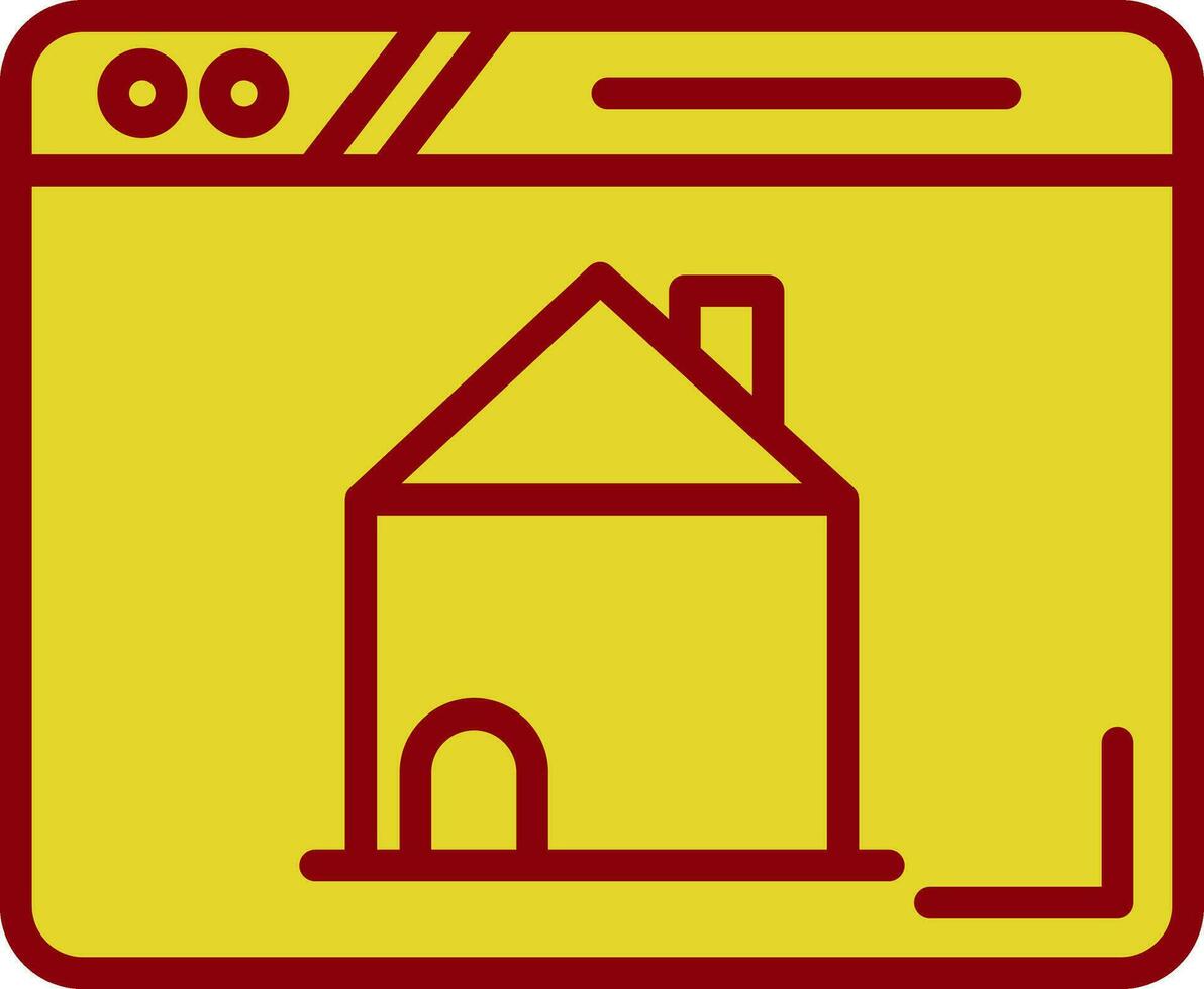 Home Page Vector Icon Design