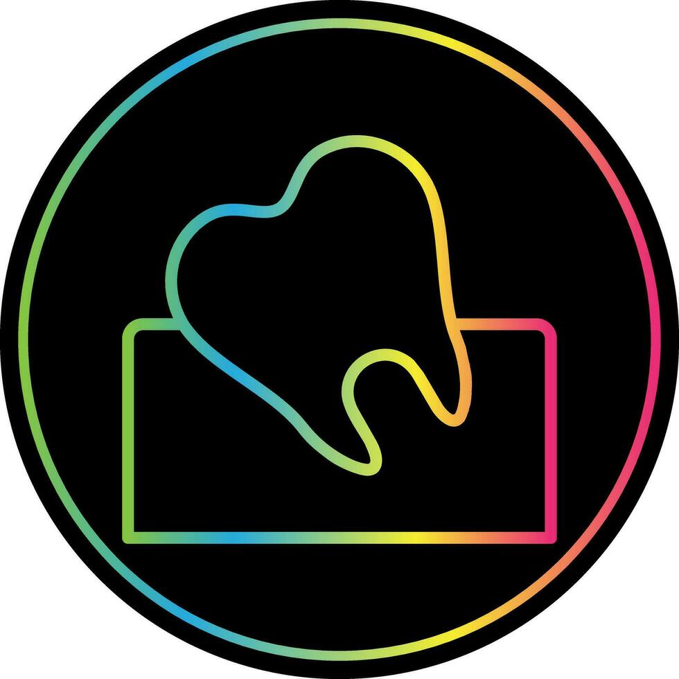 Wisdom Tooth Vector Icon Design