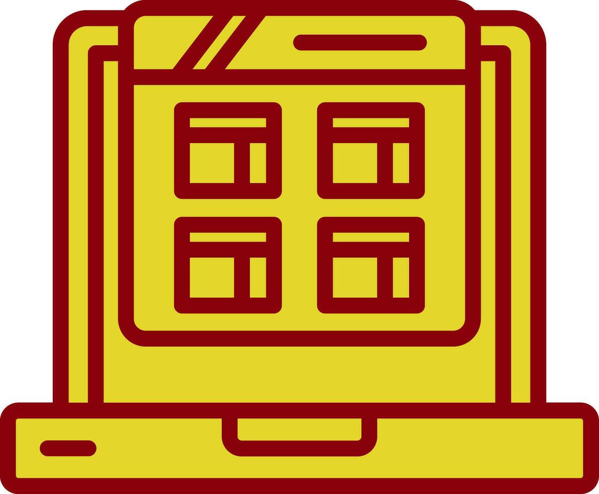 Website Vector Icon Design