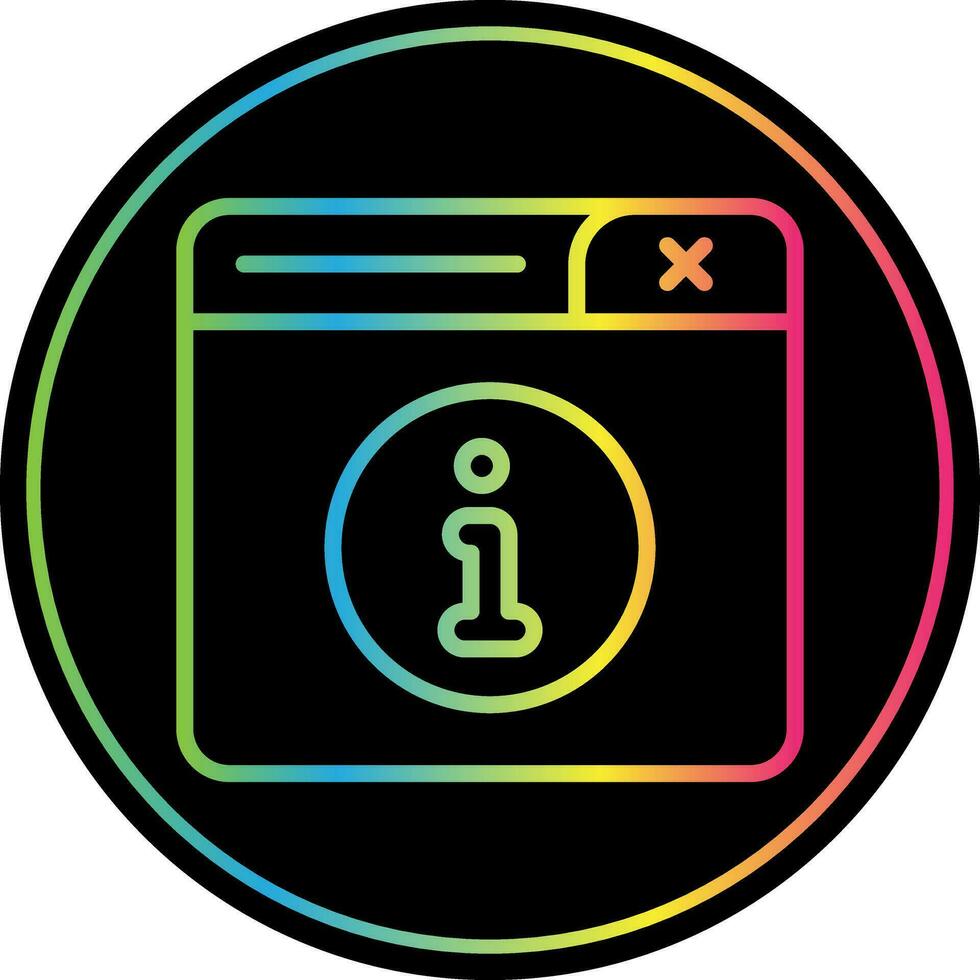Information Symbol Vector Icon Design