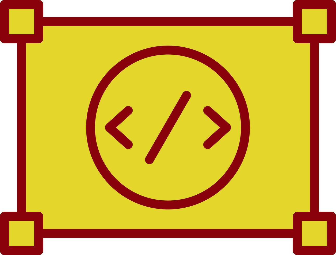 codificación vector icono diseño