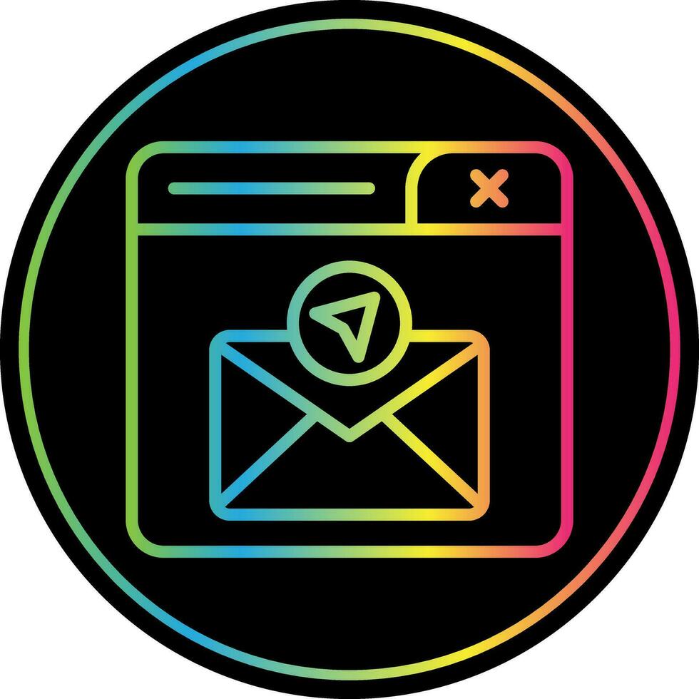 Send Mail Vector Icon Design