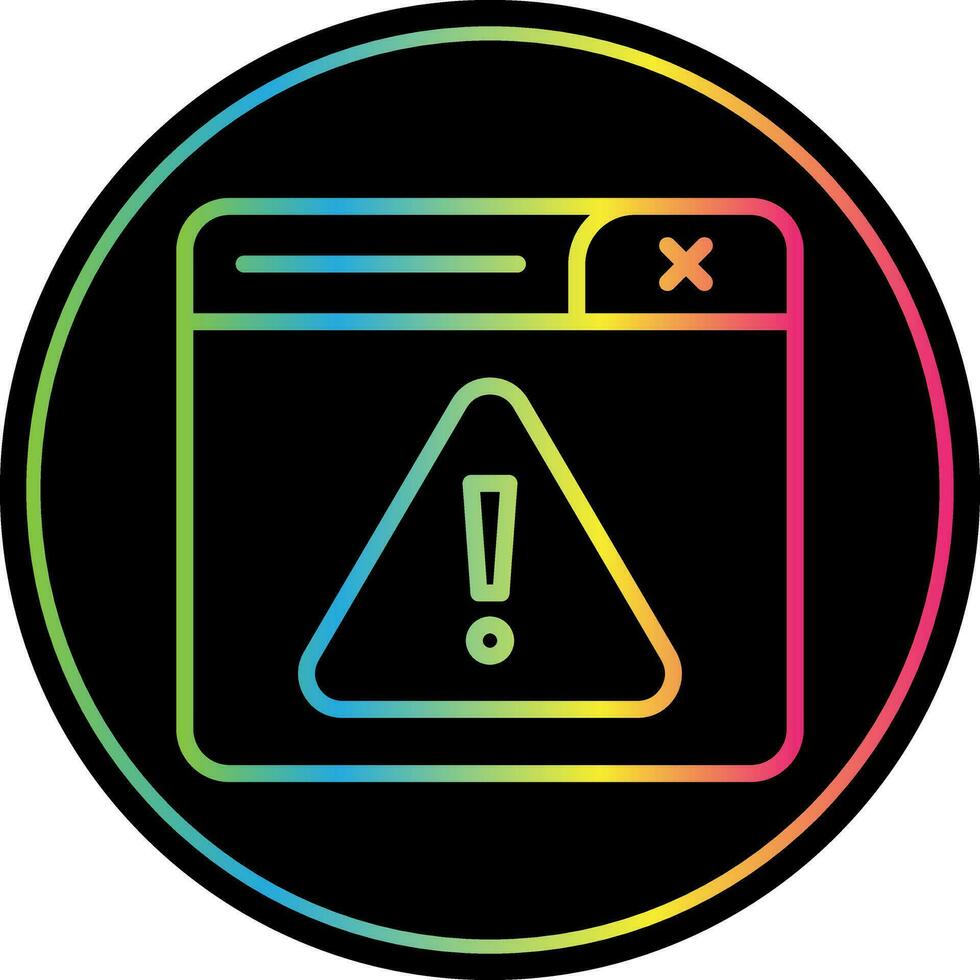 Error Vector Icon Design