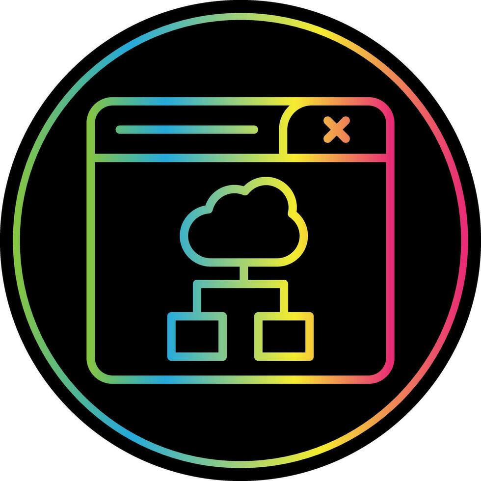Cloud Computing Vector Icon Design