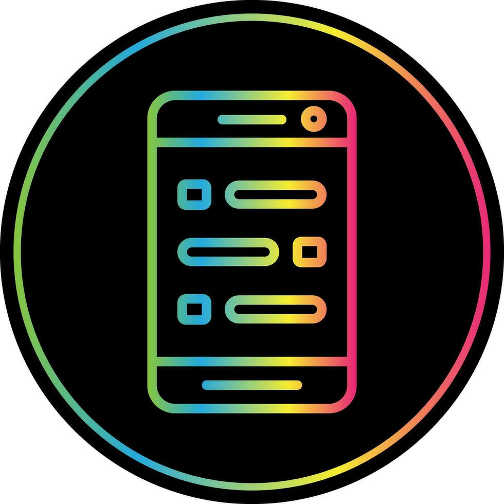 List Vector Icon Design