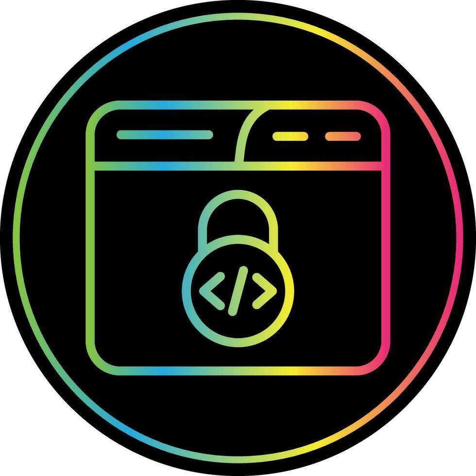 Unsecured Vector Icon Design