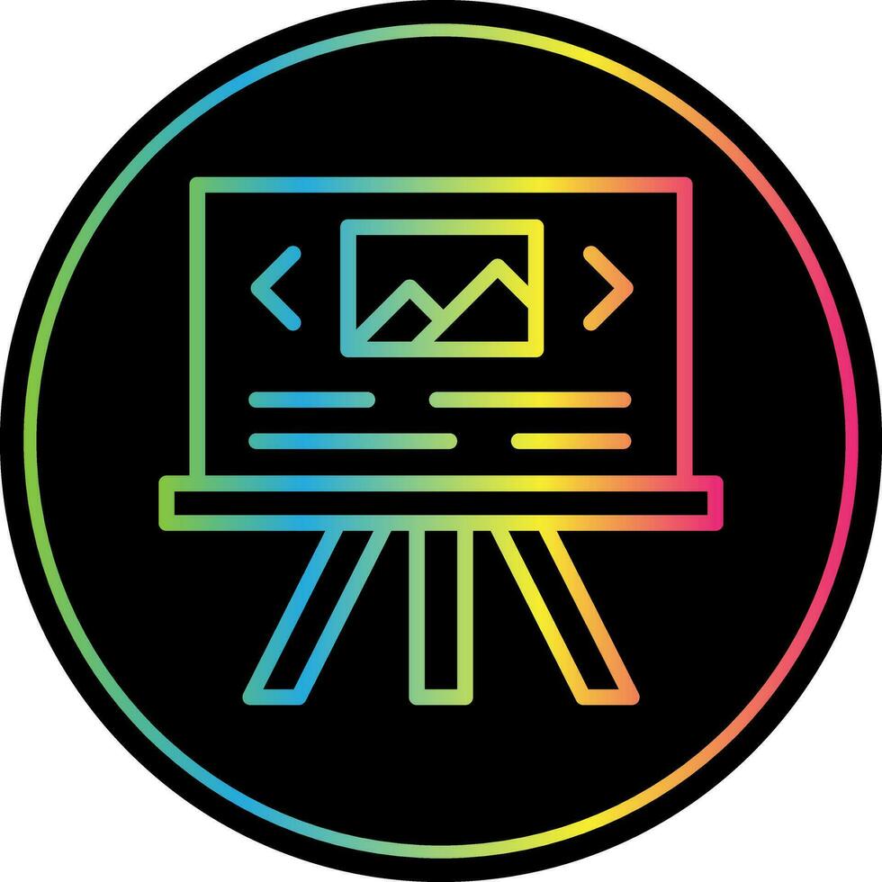 Slide Show Vector Icon Design