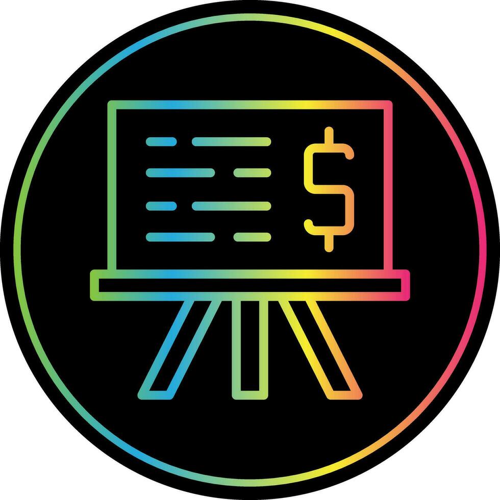 Presentation Vector Icon Design