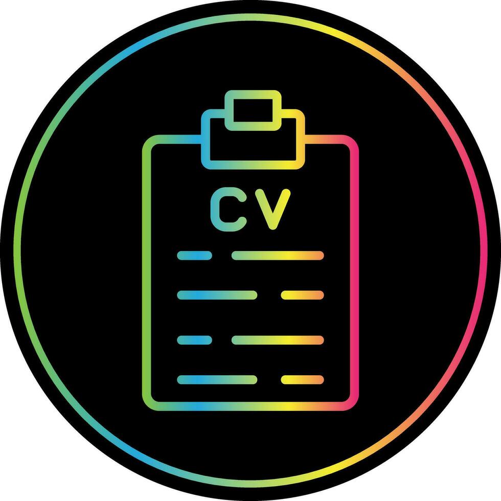 CV Vector Icon Design