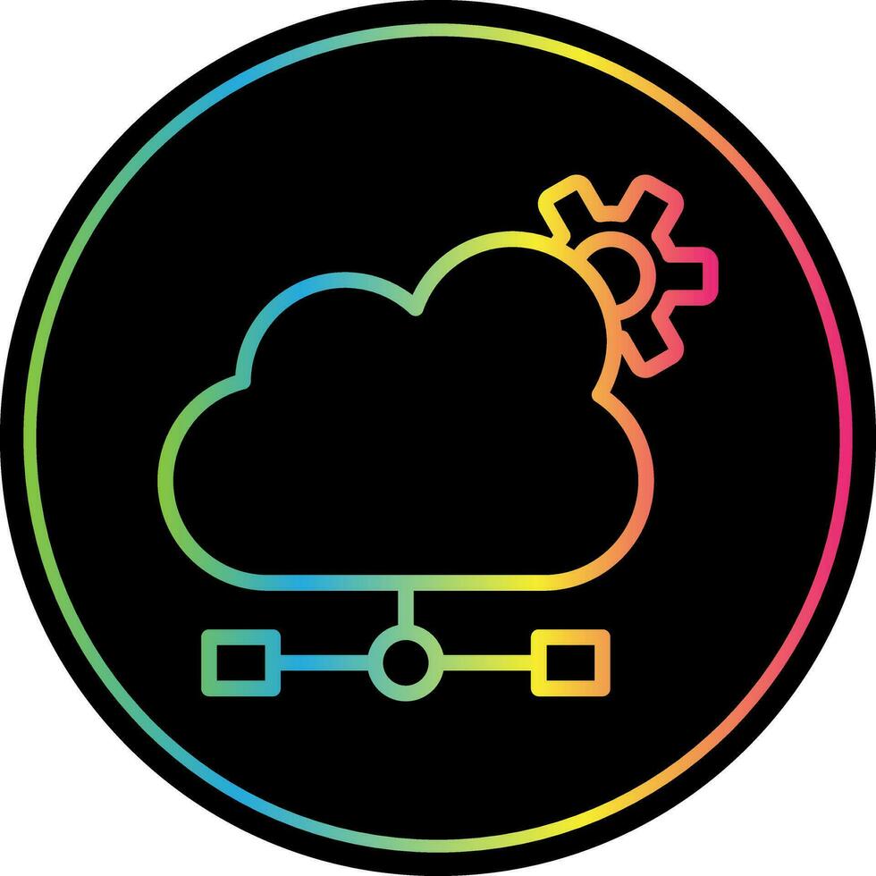 Cloud Computing Vector Icon Design