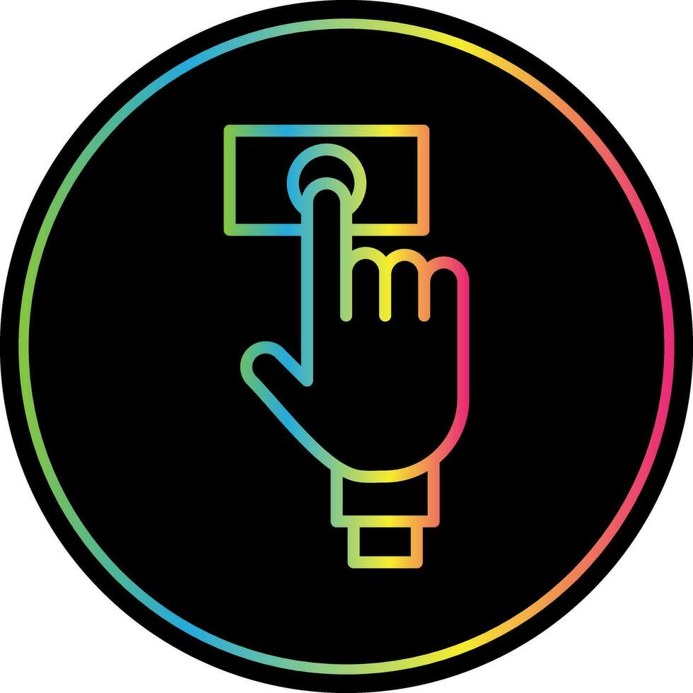 Finger Print Vector Icon Design