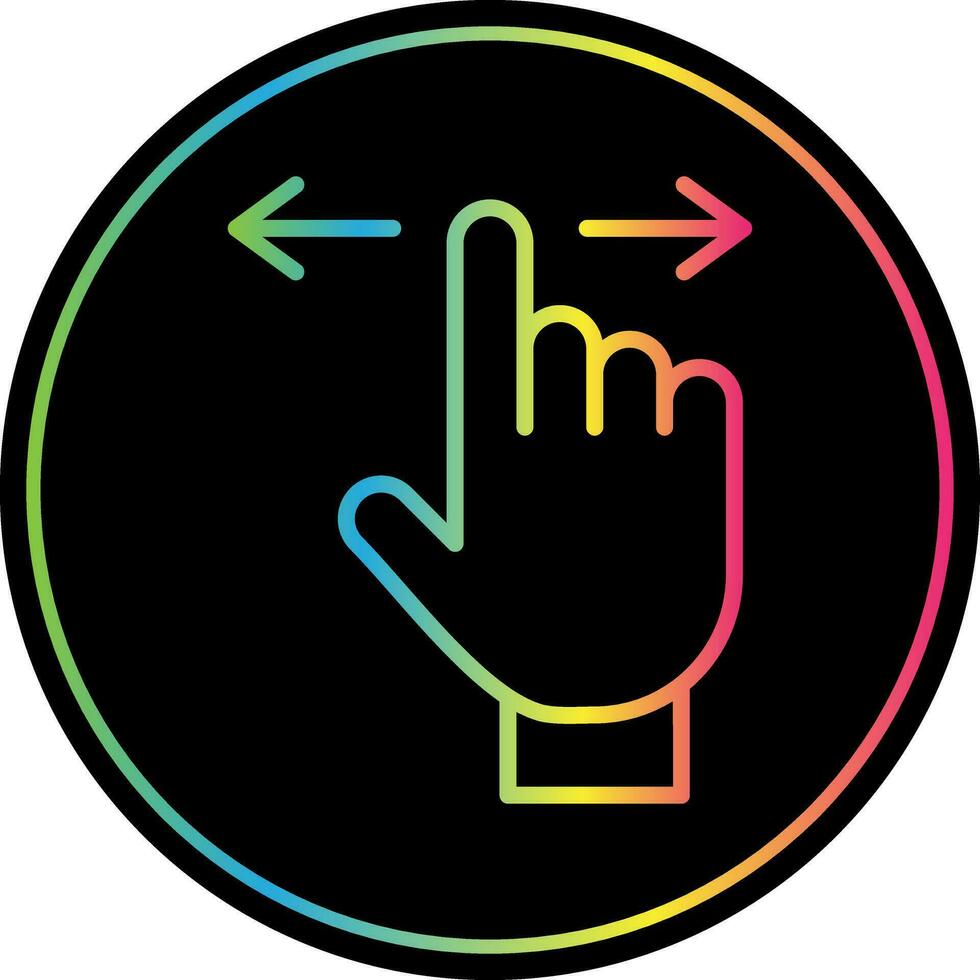 Swipe Vector Icon Design
