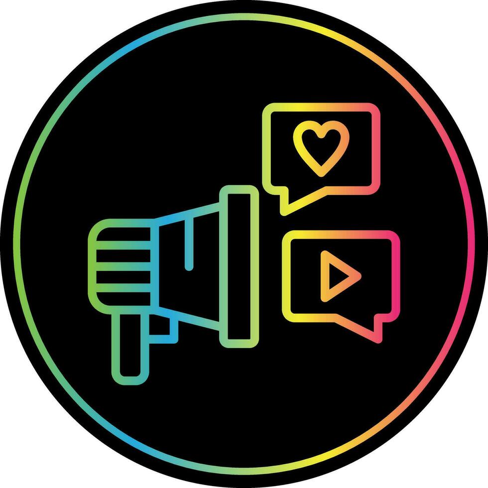 Advertising Vector Icon Design