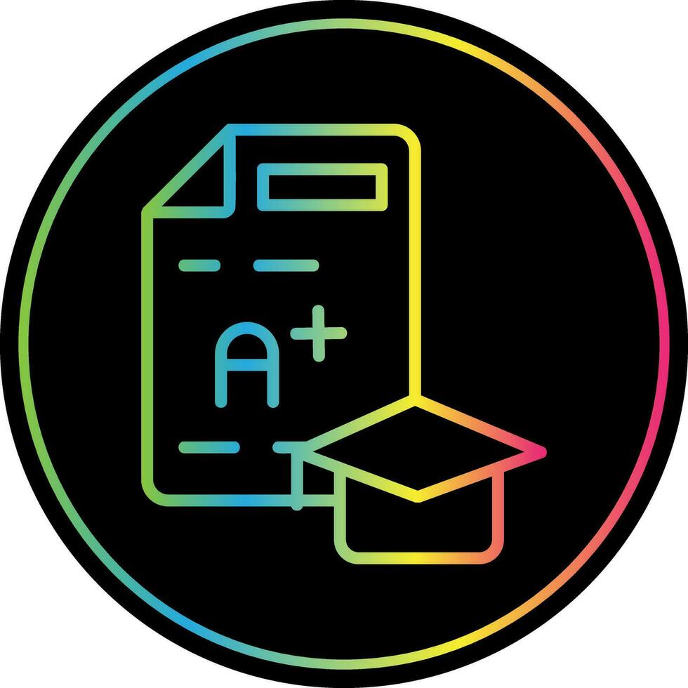 Grade Vector Icon Design