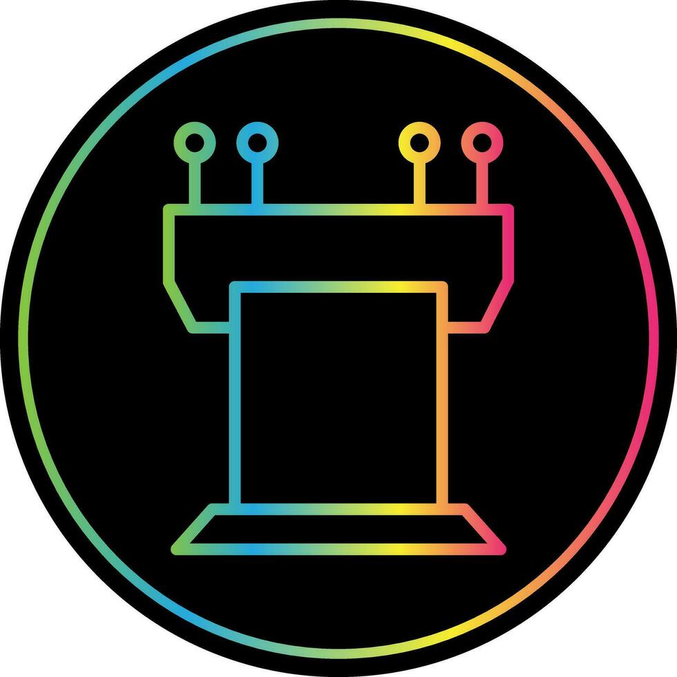Podium Vector Icon Design