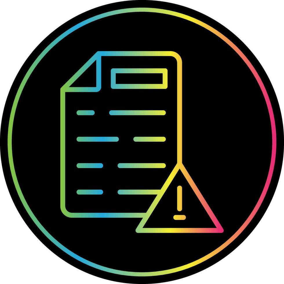 Warning Vector Icon Design