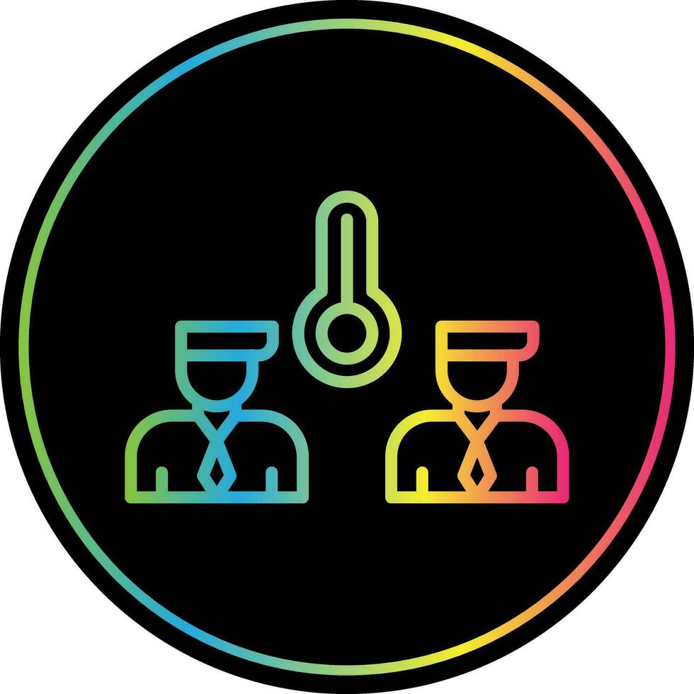 Temperature Reading Vector Icon Design