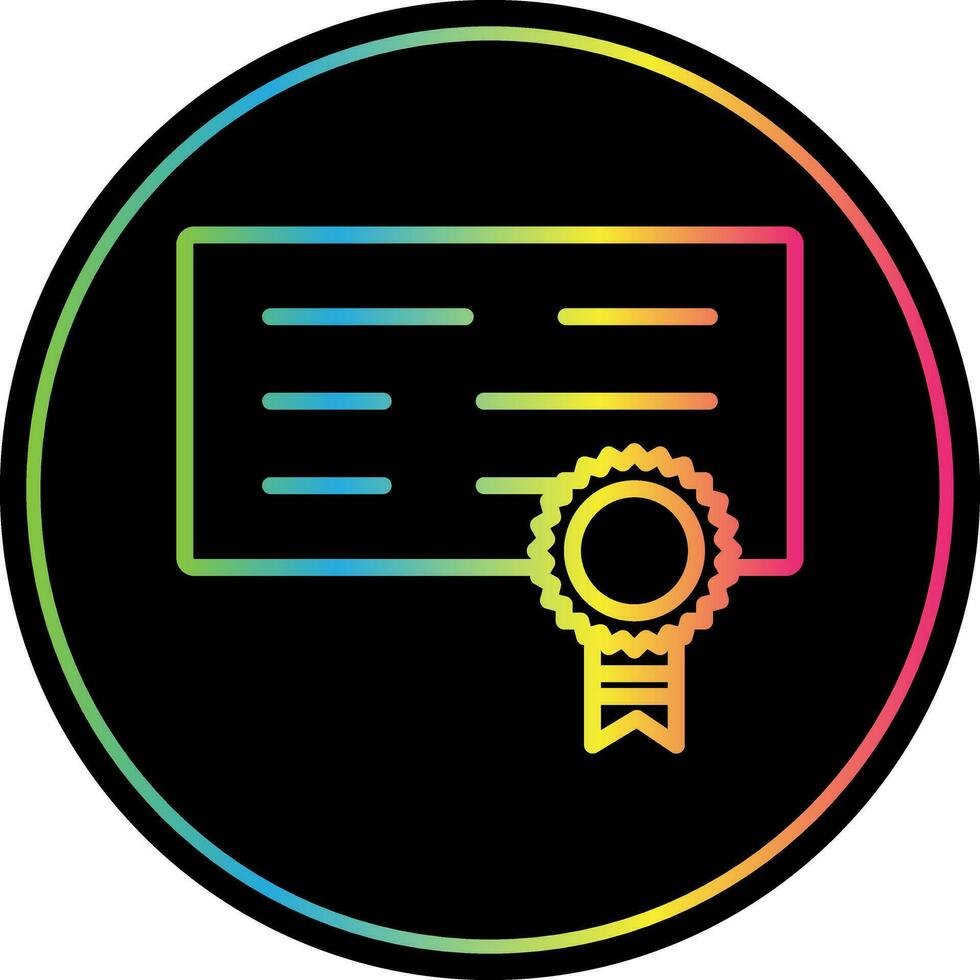 Diploma Vector Icon Design