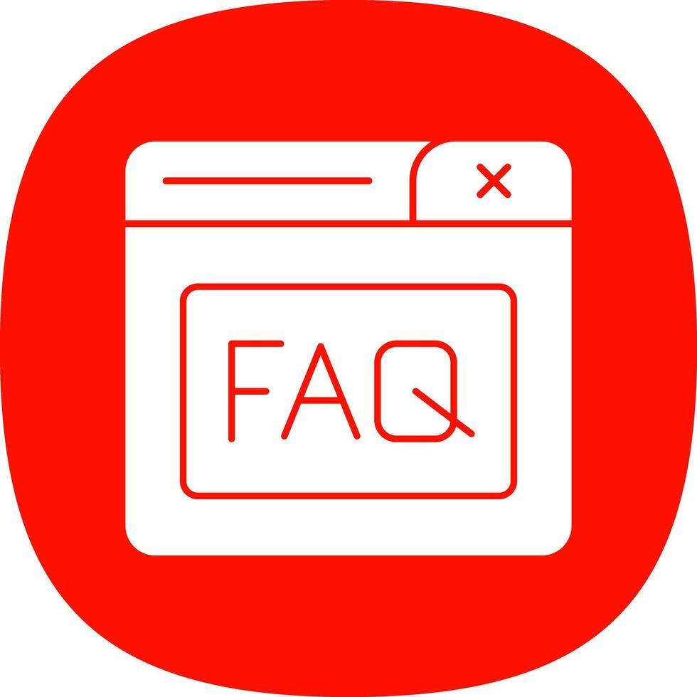 Faq Vector Icon Design