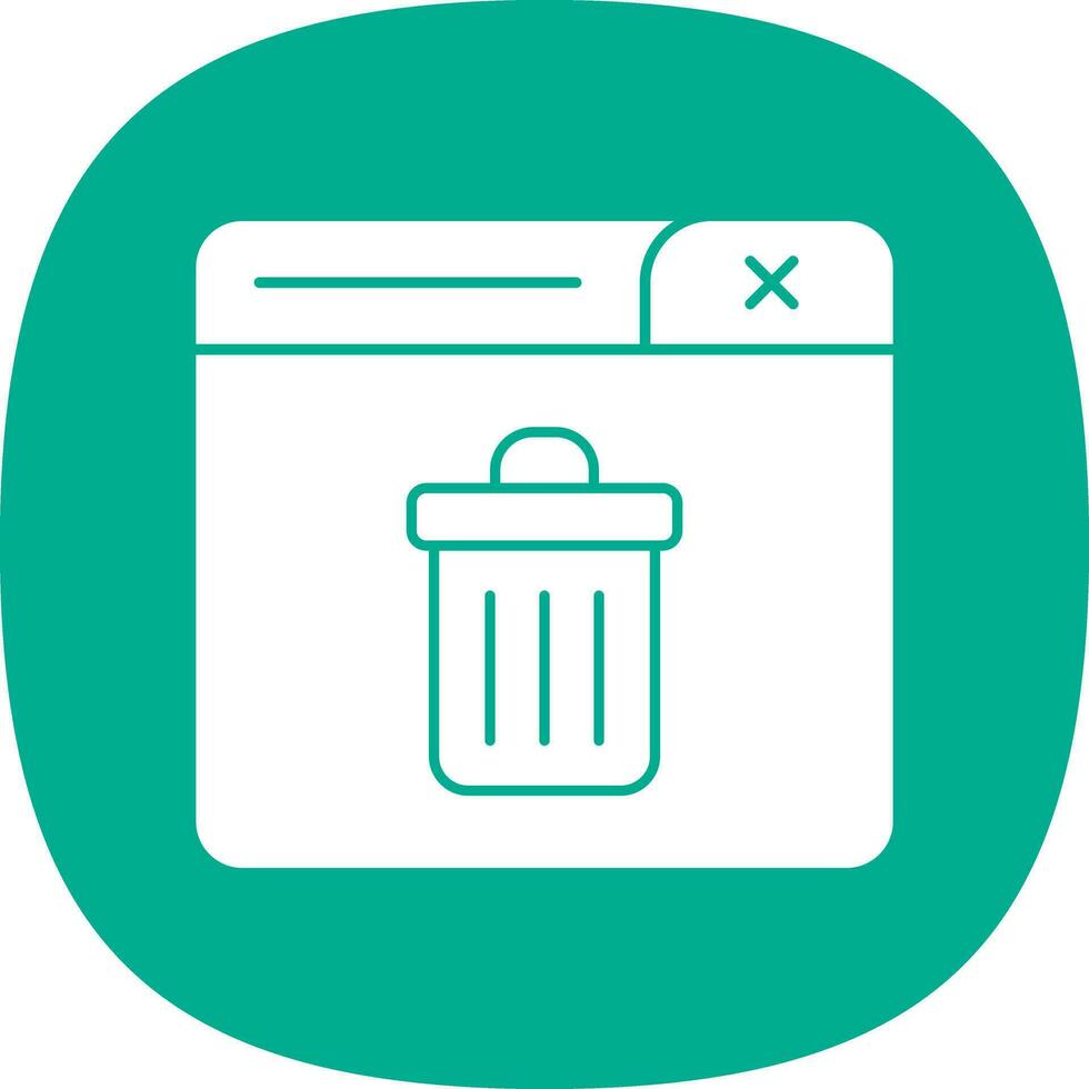 Trash Can Vector Icon Design