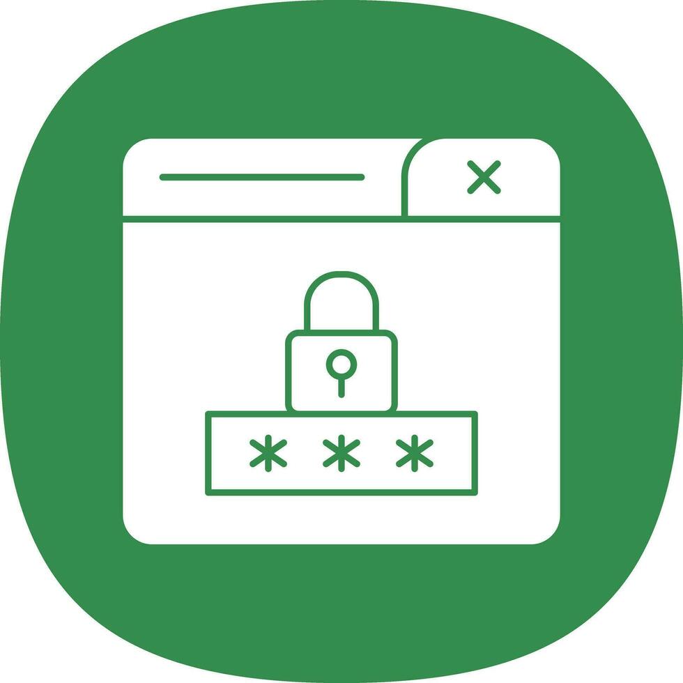 Password Vector Icon Design