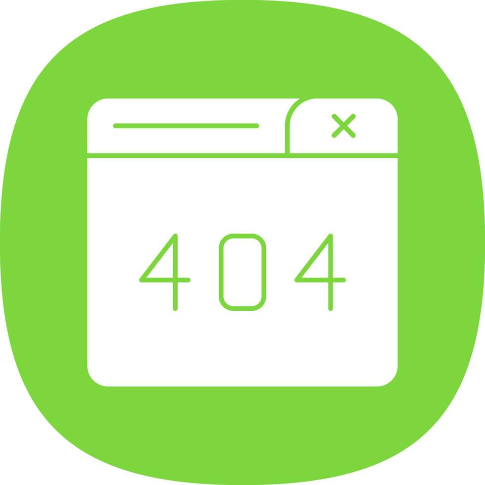 404 Error Vector Icon Design