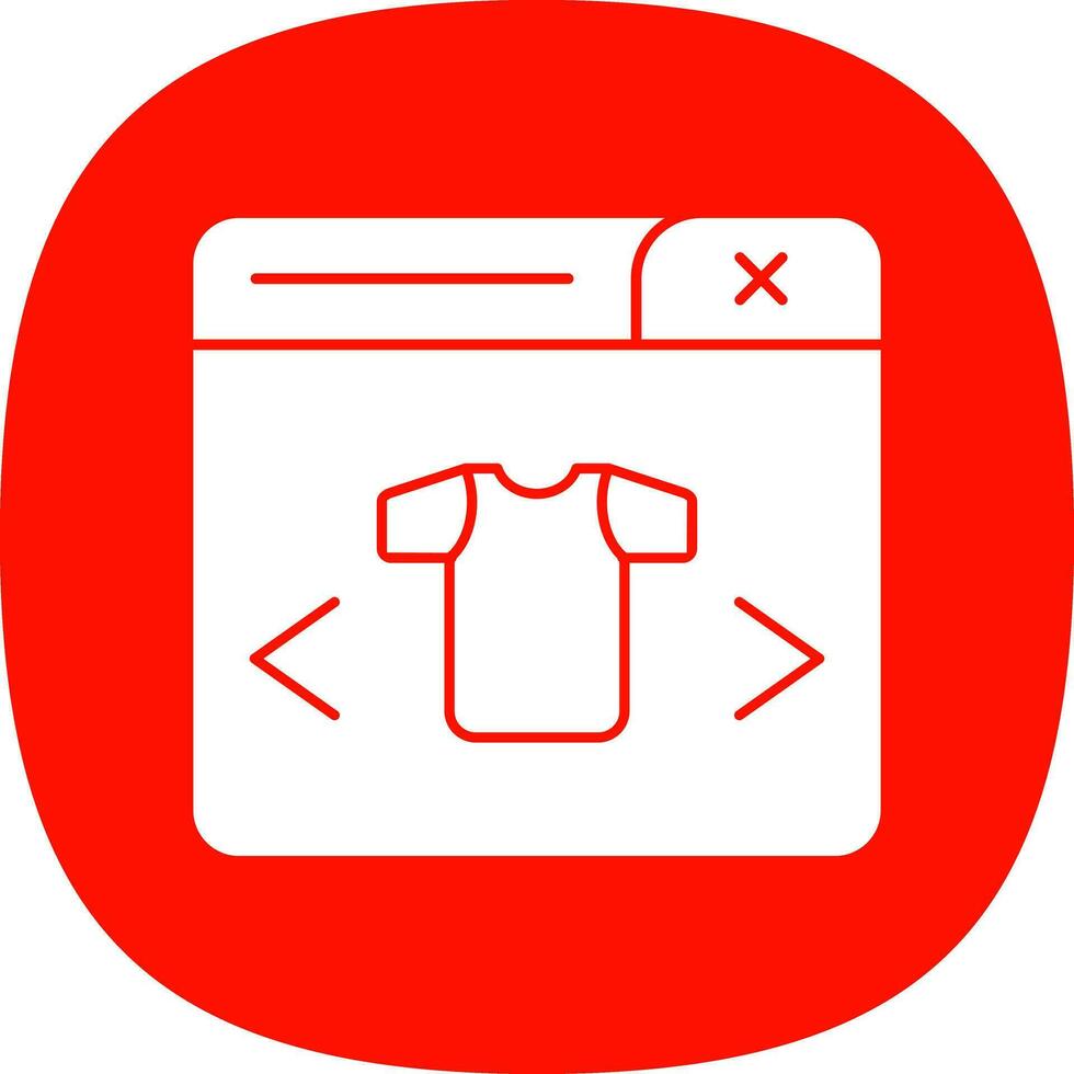 Clothing Store Vector Icon Design