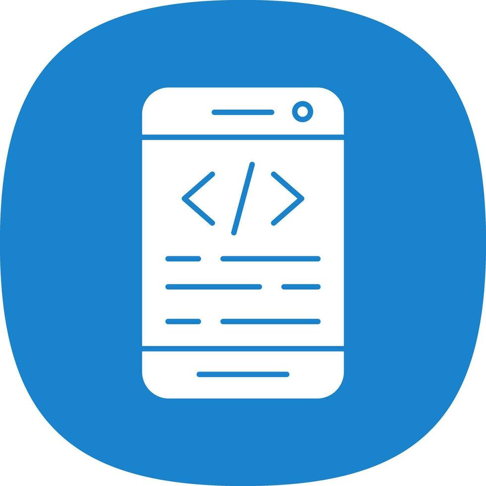 App coding Vector Icon Design