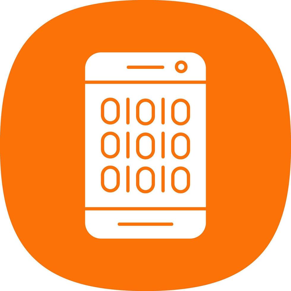 Binary Code Vector Icon Design