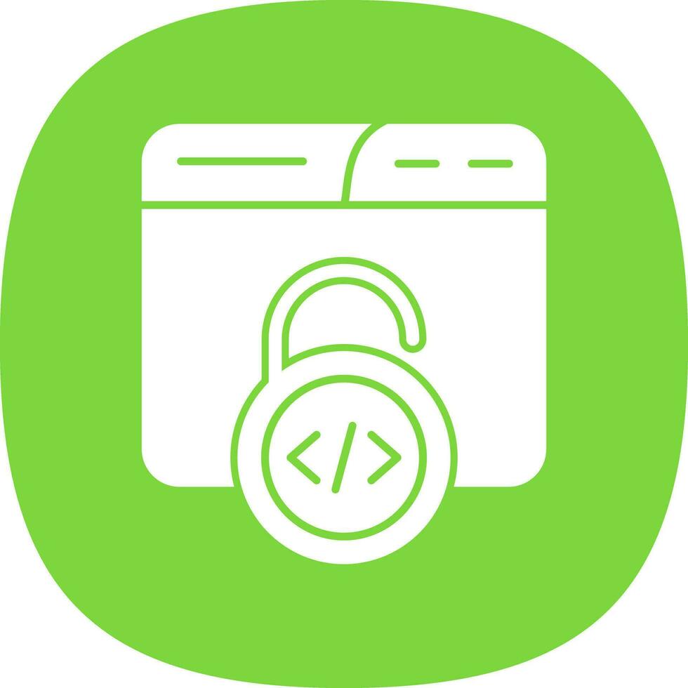 Unsecured Vector Icon Design